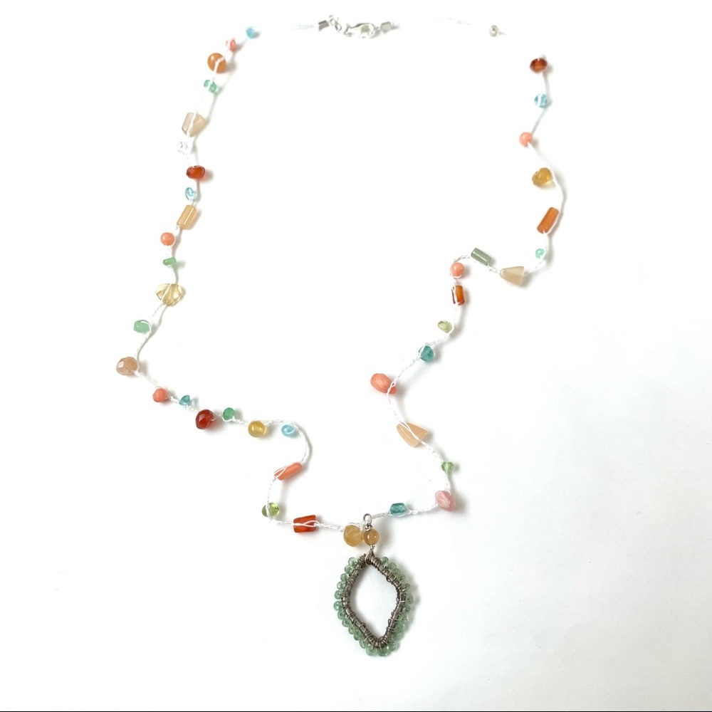 Lovely Star Boho Gemstone Necklace